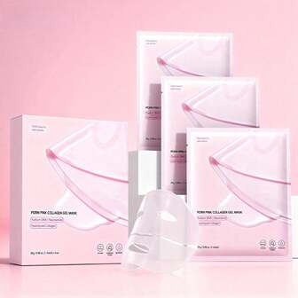 PDRN Salmon DNA Pink Collagen Gel Mask 2-Box Bundle | Overnight Hydrating Face Mask For Glowing Skin - Firming, Elasticity | Korean Skincare, 28g, 4pcs/Box, 8pcs