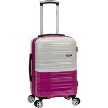Rockland Melbourne Hardside Expandable Spinner Wheel Luggage Two Tone White Carry-On 20-Inch 2TONEWHITE Carry-On 20" Melbourne Hardside Expandable Spinner Wheel Luggage - 2TONEWHITE - View 1