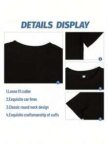 [Comfort Fit] Men's Honduras 504 Graphic T-Shirt - Black Cotton Casual Tee With Vibrant "HONDURAS" Print, Comfortable Fit For Casual Attire - Black - View 6
