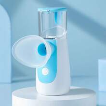 1pc Portable Eye Hydrating Device, Facial Moisturizing Instrument, Mini Eye Humidifier, Built-In 150mAh Lithium Battery, Moisturize Eyes, One-Click Start, Eye Care Device, Suitable For Personal Makeup Hydration, Indoor/Outdoor Facial/Eye Humidification - Blue - View 3