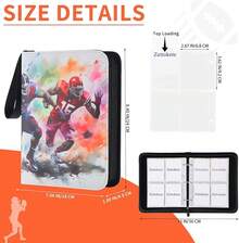 Football Card Binder 4 Pocket - Holds 400 Cards For Collecting - Football003 - View 11