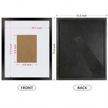 TYUI 11x14 Wedding Signature Picture Frame With 5x7 Photos Mat Guest Book Alternative For Wedding Birthday Graduation With A Metallic Pen Black - màu đen - Xem 3