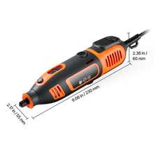 51-Piece Rotary Tool Kit, 200W Mini Power Rotary Tool Corded, 8000-40000RPM Multi-Purpose DIY Tools With Universal Chuck For Engraving, Sanding, Grinding, Polishing, Cutting, DIY Crafts - Stepless Speed Regulation - View 10