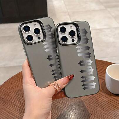 Fashion Large Font Trapstars Phone Case Compatible With  17 16e 16 15 14 13 12 11 Mini Pro Max Air X XR XSMAX 8 7 Plus Anti-Drop Matte Back Case, Daily Use Case, Fashion Design, Durable Material, Lightweight Protective Cover, Technology Enthusiast,  User