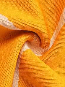 亮面塑身连体衣，加厚高弹力收腰提臀塑身衣 - 黃色 - 查看 9