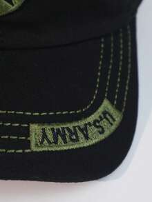1pc Comfortable Baseball Cap With Star Embroidery, Breathable Adjustable, Country Style Sun Hat, Suitable For Farm Work, Festivals And Celebrations - Pentagram - View 9