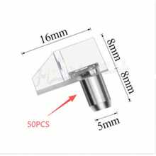 Table Tennis Board Holder With Cap-Style Cabinet Layer Board Clips, Metal Wooden Layer Board Holder, Shelf Clips – Suitable For Use With Bookshelves, Medicine Cabinets, Kitchens, And Office Organization, For Creating Storage Shelves - Silver - View 15