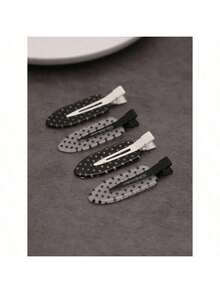 4pcs/Set Acetate Seamless Hairpin, Black & White, Acrylic Alligator Hair Clips, Cute Bangs & Hair Clips Accessories, Hair Accessories For Women, Hair Tools, Beauty Accessories, Curly Hair Accessories, Hair Accessory, Hair Accessories, Hair Accessories For Women,Fall,Travel, Hair Tools,Accessories Women, Hair Stuff,Fall,Hair,Hair Accessories,Hair Accessories For Women,Travel,Hair Accessory,Hair Accessories Women,Hair Tools,Hair Stuff,Stuff,Beauty Accessories - 彩色 - 查看 4