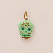 1 pieza Moda INS Impreso Amor Flor Calavera Cabeza de Serpiente Pájaro Pequeño Árbol Cruz Flor Colgante DIY, Chapado en Oro de 18K, Accesorios de Joyería DIY, Accesorios de Collar, Accesorios de Pulsera, Accesorios de Pendientes, Accesorios de Llavero, Accesorios de Bolso, Accesorios de Joyería de Mujer, Accesorios de Billetera, Colgante Pequeño, Regalo. - Multicolor - Ver 7