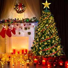 Christmas Lights For Tree 290 LEDs Christmas Tree Lights With Star Toppers 8 Modes 7.5FT X 10 Lines Fairy String Lights Waterfall Tree Lights For 1.8M2.4M Christmas Tree Decorations Warm White - WarmWhite - View 6