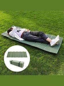 户外旅行垫，可折叠露营睡垫（带铝膜），加厚IXPE材质，便携折叠垫，适合午休、野餐，采用优质耐热铝膜，防风、保暖、防潮、轻便，便携式户外探险装备 - 适合徒步旅行和露营，舒适耐用的睡眠装备，轻便垫子 - 彩色 - 查看 1