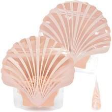 TYUI Seashell Bags Beach Themed Hangover Recovery Kit Stand Up Pouch Resealable Bags For Bachelorette Party FavorsBridal Party Favors Wedding Welcome Birthday Hangover Kits 10 Pcs - 香檳色 - 查看 2