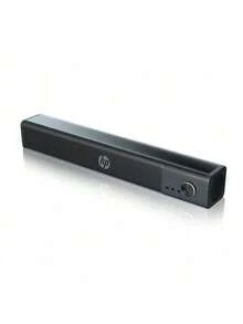 HP WS10 Pro Speaker, A Long Desktop Speaker With A Subwoofer And Surround Sound For Home Use, Including Colorful Lights For Gaming And Esports. - Black - View 1