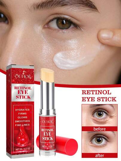 视黄醇眼霜棒 - 多功能保湿霜 | 抗衰老、紧致、抗皱 | 韩国化妆品、眼部护理、淡化黑眼圈、护肤、适合秋冬季