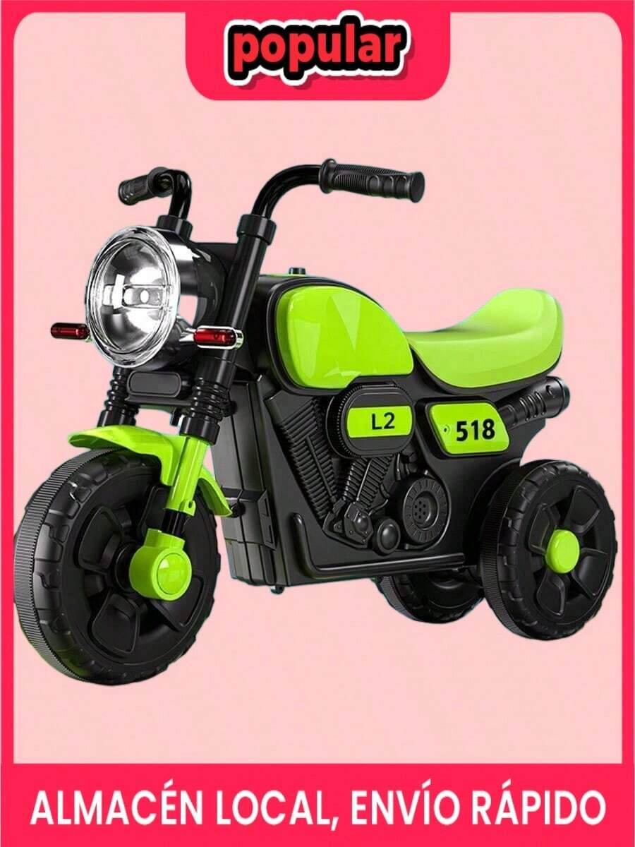 Moto de Deslizamiento para Niños – Luces y Música Asombrosas, Diseño Simulado, Estable con 3 Ruedas, Ideal para Regalo