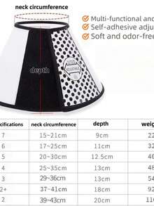 Elizabethan Collar For Cats And Dogs, Transparent Anti-Bite And Scratch Protection Cover