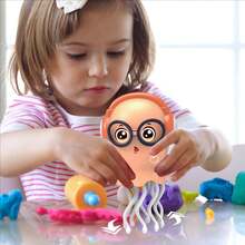 1 Đồ chơi sứa nhảy múa phát sáng, Robot bò phát nhạc điện tử dành cho trẻ em, Tránh chướng ngại vật thông minh + Phát triển giác quan, Quà tặng ma thuật tương tác cho sinh nhật bé trai và bé gái - Nhiều màu - Xem 10