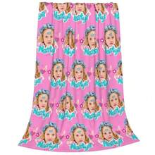 Cute Like Nastya Blankets Coral Fleece Plush Summer Air Conditioning Kawaii Cartoon Throw Blanket For Sofa Car Bedding Throws - 如圖所示-4 - 查看 11