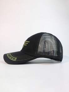 1pc Comfortable Baseball Cap With Star Embroidery, Breathable Adjustable, Country Style Sun Hat, Suitable For Farm Work, Festivals And Celebrations - Pentagram - View 11