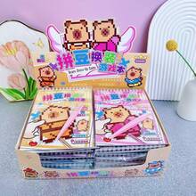 8pcs Sanrio Pompompurin Cartoon Sticker Sheets, Mosaic DIY Puzzle Stickers, Student Learning Toy, Birthday Gift