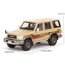 Burago MASSDI 1:64 1994  Land Cruiser LC76 Modelo de coche de aleación de simulación Ornamento automotriz - Multicolor - Ver 3
