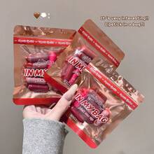 8pcs Mini Lipstick Set, Color Changing Lip Gloss Set, Velvet Matte Texture, Effectively Reduces Lip Lines, Long-Lasting Color, Easy To Apply, Smudge-Proof, Non-Sticky, Waterproof & Portable, Perfect Gift For Women On Holidays, Birthdays, Christmas, Lip Makeup Set