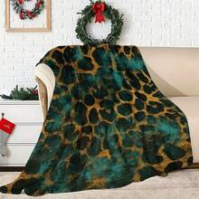 Ultra-Soft Cheetah Pink Flannel Throw Blanket - Versatile & Warm For Bed, Sofa, Car Travel | Machine Washable, All-Season Comfort, HKStorage - Nhiều màu 18 - Xem 4