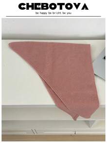 1pc Wool Blend Triangular Scarf, Versatile Accessory For Women, Suitable For All Seasons, Photography, Outings - Multicolor - View 20
