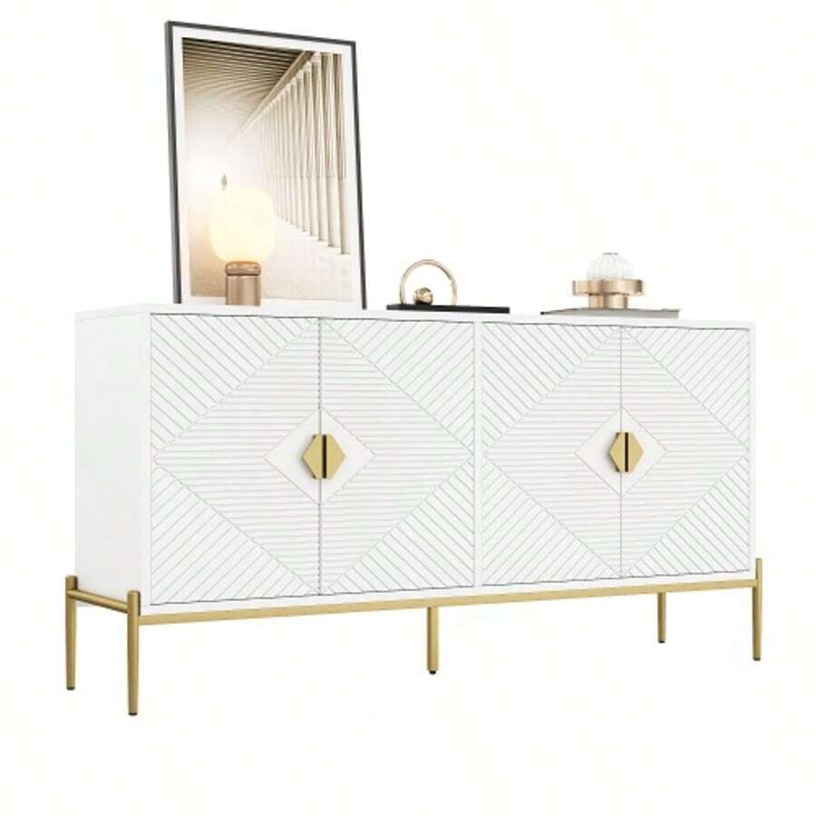 Storage Cabinets - White - View 1