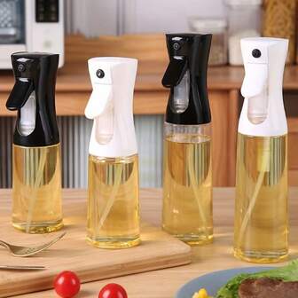 1 Unit Of 200/300 Ml Multi-Purpose Oil Atomizer, Leak-Proof Precise Spray, Easy Cleaning Design - Durable Plastic Kitchen, Healthy Cooking, Barbecuing, Baking, Salad Seasoning - Uniform Oil Distribution, Spill-Proof, Suitable For Pots, Grills, Air Fryers - Very Suitable For Olive Oil, Vegetables
