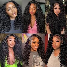 AMAYKAI Burmese Curly Bundles 100% Human Hair 16 18 20 22 Inch 100% Human Hair Unprocessed Virgin Human Quick Weave Hair Water Wave 1/2/3/4 Bundles PremiumGift 3C4A Water Wave Hair With Spiral Curls Hair Extensions Pieces Double Weft Human Hair Weft - Miến Điện sâu - Xem 10