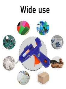 1pc 20W Wireless Hot Melt Glue Gun (Comes With 5pcs 7mm Glue Sticks), Heats Up In 1-2 Minutes, Anti-Leakage Nozzle & Anti-Scald Design - Lightweight Handheld Glue Gun, Suitable For DIY, Office, Home - Compatible With 7mm Glue Sticks - Multicolor - View 7