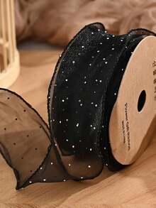 10 Yard Ruy băng voan viền kim cương lấp lánh Organza - Hoàn hảo để gói quà, trang trí ngày lễ tình nhân, đám cưới, sinh nhật và bó hoa - Nhiều màu - Xem 9