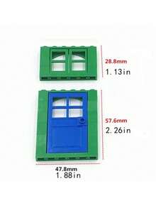 102pcs Building Blocks DIY House Bricks Toy, City Architect Construction Playset, Children Educational Puzzle Decor For Room - Multicolor - View 4