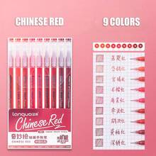 240 Stücke/Set hochwertige neutrale Farb-Gelschreiber von Languo, Acrylfarb-Marker, Studentenzeichnungsstifte 207 Farbhandbuch, Malerei Graffiti Umriss stapelbare farbenfrohe Feinstift neutrale Stifte 0,6 mm, 24 Farbsystem Bonbon Morandi Farbige süße Schreibwaren Stifte - Verschiedenfarbig - Übersicht 24