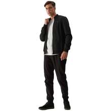 Men Outdoor Jackets - Black - View 2