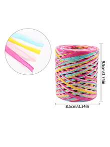 Dây ruy băng giấy raffia nhiều màu sắc, ruy băng gói quà sinh nhật nhiều màu sắc, dây giấy đóng gói, thích hợp để gói quà, trang trí DIY, tiệc tùng, sinh nhật và các dịp khác. - Nhiều màu - Xem 11