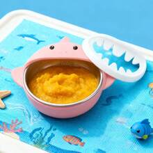 Detachable Silicone Snack Cup With Stainless Steel Lining Snack Container For Toddlers And Kids - 粉色 - 查看 4