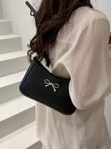 Classic And Stylish Solid Color Quilted PU Leather Tote Bag, Women's Multi-Functional Dome Tote Crossbody Bag, Minimalist Travel And Vacation Handbag, Business Commuting Briefcase Shoulder Bag, Tote Bag, Women's Tote Bag, Designer Handbag, Clutch Bag, Oversized Tote Bag, Handbag, Women's Handbag, Women's Evening Bag, Tote Shoulder Bag, Crossbody Bag, Shell Bag, Women's Solid Color Multi-Functional Tote Bag, Simple Multi-Pocket Large Capacity Student Crossbody Bag, New Casual Travel Vacation Shopping Handbag & Shoulder Bag, Perfectly Suitable For Beach, School, Workplace And Daily Use. - 黑色 - 查看 2