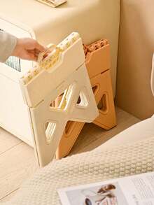 1 pieza Taburete plegable ultraligero y ajustable - Resistente, perfecto para el hogar, la cocina, el baño, la pesca y las aventuras al aire libre - Antideslizante, fácil de guardar, con una huella pequeña - Multicolor - Ver 6