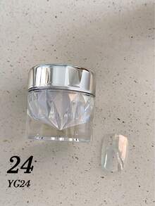 1/24-Color Moonlight Aurora Premium Mirror Nail Art Powder, With Storage Box, 24 Super Bright Mirror Powders, DIY Nail Art Decorations, Christmas Nail Art, Halloween Nail Art, Nail Decorations - 彩色 - 查看 26