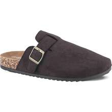 Women's Buckle Clog Slip-On Mules Cork Footbed Comfort Casual Outdoor Indoor Sandals Shoes - 棕色 - 查看 1
