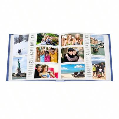 DA-500CBF/SB Extra Large Capacity Photo Album, 500 Pocket 4x6, Sky Blue