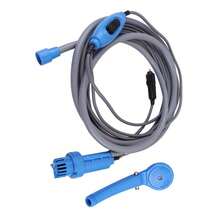 Portable Camping Shower Adjustable Water Flow Leakproof 2.5 L/Min Outdoor Showerhead Sprayer - Grey - View 9