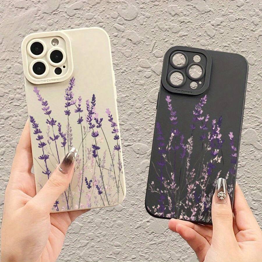Juego de Ojos de Ángel Suaves con impresión UV de lavanda púrpura, funda de protección para teléfono personalizada, elegante y simple, 360°funda de protección mate, a prueba de golpes y anti-caídas, resistente a las manchas y duradera, adecuada para 17/17 Pro/17 Pro Max/17 Air/ 16/16 Pro/16 Pro Max/16 Plus/ 15/15 Pro Max/15 Pro/15 Plus/ 14/14 Pro/14 Plus/14 Pro Max/ 13/13 Pro/13 Pro Max/12/12 Pro/12 Pro Max/11/11 Pro/11 Pro Max/XR/X/XS/XS Max Es el regalo de cumpleaños perfecto para novias, novios, esposos, esposas, amigos, o para uno mismo, innovadora y a la moda, adecuada tanto para hombres como para mujeres. - Blanco 1436 - Ver 1