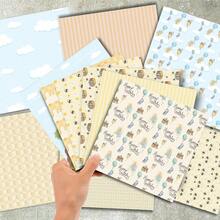 36 Sheets 6inch (Cute Cartoon Background) Scrapbooking Paper, Suitable For Bullet Journals, Scrapbooks, Cards And Crafts - Yellow - View 5