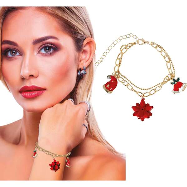 Fiestas Guirca Bracelet Métallique avec Différentes Figures pour Femmes, Accessoires de Mode Colorés, Design Élégant et Polyvalent, Idéal pour Compléter des Styles Quotidiens et Formels à Toute Occasion, avec Détails Fins et Finition Durable