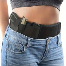 Belly Band Holster For Men And Women - Gun Holster By ComfortTac, Fits Smith And Wesson, Shield, 19, 17, 42, 43, P238, Ruger LCP, And Similar Guns For Most Pistols And Revolvers - Black - View 11