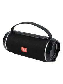 T&G 10W Waterproof And Shockproof Wireless Portable Bluetooth Speaker With Lanyard, Supports TF Card And USB Playback, Built-In Rechargeable Battery, For Outdoor Use - Black - View 13