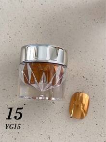 1/24-Color Moonlight Aurora Premium Mirror Nail Art Powder, With Storage Box, 24 Super Bright Mirror Powders, DIY Nail Art Decorations, Christmas Nail Art, Halloween Nail Art, Nail Decorations - 彩色 - 查看 18